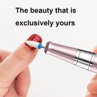 2 Piezas de Taladro de Uñas Eléctrico Inalámbrico, Potente y Portátil, Herramienta Profesional para Pulir y Lijar Uñas, Compatible con Logotipo Personalizado