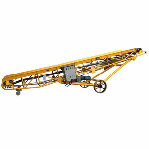 เครื่องลำเลียงยางแบนแบบเคลื่อนที่ได้<span class=keywords><strong>สายพาน</strong></span>สแตนเลสสำหรับสายพานลำเลียงซีเมนต์ - Product Image 3