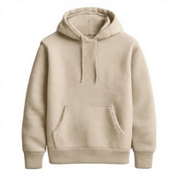 Sweat-shirt à capuche pour homme, 50% coton, couleur unie, coupe classique, tricoté, avec poche, poids lourd 430g, vêtements d'automne