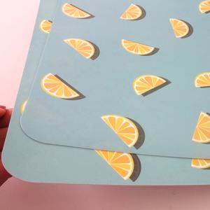 شعار مخصص صديقة للبيئة رخيصة سهلة الأنظف البلاستيك pp tablemat/تحديد الموقع/بساط للمكتب - Product Image 1