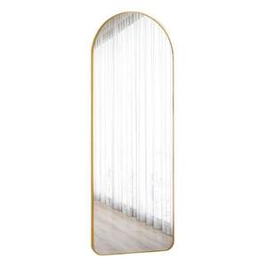 Miroir de luxe à support biseauté, 10 pièces, avec <span class=keywords><strong>cintre</strong></span> décoratif, cadre <span class=keywords><strong>en</strong></span> or, pour robe sur pied, miroir d'arc - Product Image 1