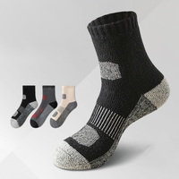 Chaussettes de sport durables pour jeunes hommes, couleur personnalisée, respirantes, séchage rapide, antibactériennes, semelle écologique pour le printemps et les activités de plein air
