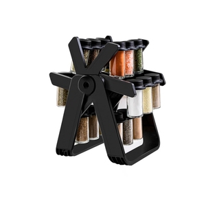 Étagère Rotative <span class=keywords><strong>à</strong></span> Bocaux <span class=keywords><strong>à</strong></span> Épices, Organisateur de Cuisine, <span class=keywords><strong>Support</strong></span> de Rangement pour Assaisonnements, Organiseurs <span class=keywords><strong>à</strong></span> Épices, Accessoires de Cuisine - Product Image 1