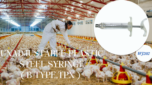 WANJIA - Jeringa Veterinaria Profesional de TPX, Herramienta de Vacunación de Plástico y Acero para Ganado, Cerdos, Ovejas, Cabras y Vacas - Product Image 5