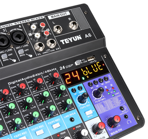 Professional Audio Mixer <strong>DJ</strong> Console Multifunctional <strong>Mixing</strong> <strong>Controller</strong> for Studio Use - Product Image 5