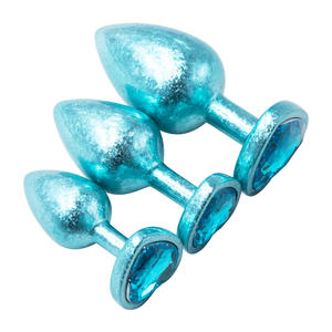 Ensemble de 3 bouchons anaux en alliage d'aluminium de grande taille pour homme/femme/homosexualité, jouets sexuels anaux en gros - Product Image 5