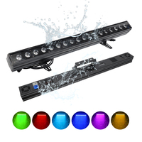 Imperméable à l'eau 18Pcs 4in1 Led Wall Wash Light 18x10w Rgbw Led DJ Night Club Bar LED Wall Wash Light