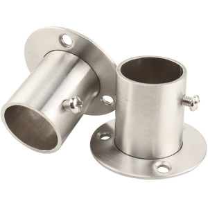 Support de fixation pour tringle de penderie Xinshengfa en acier inoxydable, bride de base de 40 mm, accessoire de quincaillerie - Product Image 5