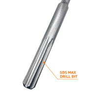 Foret de perçage à percussion SDS Plus Max EUROCUT DanYang pour béton et maçonnerie