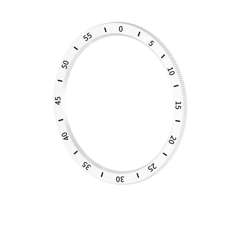 Estilo de tiempo circular 6#Blanco cerámico