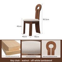 Nouvelle chaise de salle à manger en chêne massif de style chinois avec dossier rembourré en tissu, chaise de loisirs multifonctionnelle pour la maison CY045