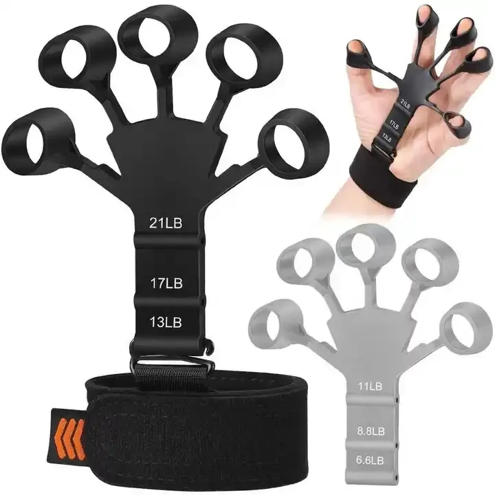 CHEGNMO SPORTS Hot Sale New Listing Finger Hand Strengthener Stretcher Hand Trainer Rehabilitation Training Silicone Hand Grip