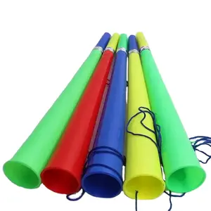 Vente en gros de bruiteurs Vuvuzela en vrac klaxons d'encouragement personnalisés klaxon d'encouragement jouet fans de football en plastique
