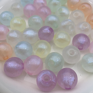 Perlas de imitación en forma de bola, cuentas sueltas de resina para pulseras DIY, accesorios para el cabello, colgante para coche, unisex - Product Image 3