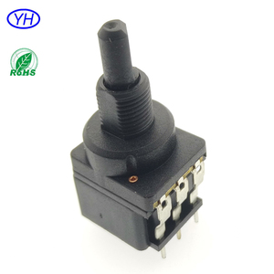 Chuyên Nghiệp OEM ROHS Carbon Phim 16 Mét 10K 47K 50K <span class=keywords><strong>100K</strong></span> 500K Rotary <span class=keywords><strong>Potentiometer</strong></span> Với 10A Rotary Chuyển Đổi Đôi Cho Lò - Product Image 5