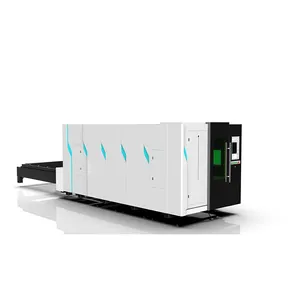 150W Volledige Dekking Fiber Lasersnijmachine Co2 Alle Cover Uitwisselingsplatform Lasersnijmachine