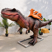 Manège de dinosaures animatroniques pour parc d'attractions, manège personnalisé pour enfants, utilisation intérieure/extérieure
