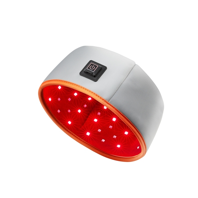 120 LEDs Red Light Therapy Headwear Dual Wavelength 660nm 850nm Wireless Wearable Bulk Factory