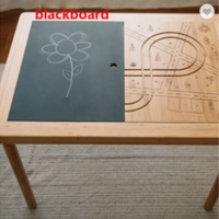 Table de jeu pour enfants avec sac de rangement puzzle pour enfants table sensorielle en bois combinaison de table trois en un