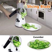 Handslinger Groentesnijder Fruit En Groente Shredder Aardappelsnijmachine Dunschiller Multifunctionele Shredder Snijmachine