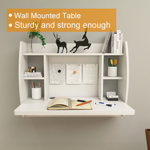 Escritorio <span class=keywords><strong>de</strong></span> ordenador <span class=keywords><strong>de</strong></span> gama alta para uso en oficina, moderno diseño moderno <span class=keywords><strong>de</strong></span> MDF montado en la pared, <span class=keywords><strong>2022</strong></span> - Product Image 4