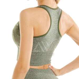 Yoga Fitness <b>Leggings</b> and Bras for Sale in <b>Low</b> Rate Fitness Wear Women's Breathable Sleeveless Yoga Set - Product Image 4