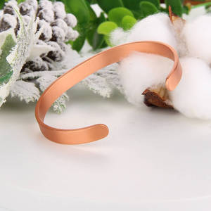 Wholesale Adjustable 100% Pure <strong>Copper</strong> Tensor Ring Cuff <strong>Bracelets</strong> for Arthritis Pain Relief Fashionable Customizable <strong>Bracelets</strong> - Product Image 2