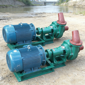 Bomba de Areia Horizontal Mais Vendida, Bomba de Areia Pequena Resistente ao Desgaste, Bomba de Lodo Elétrica para Limpeza de Cama de Rio, Bomba de Lama com Motor Diesel - Product Image 1