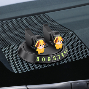 Supporto Telefono Multifunzionale per Cruscotto <span class=keywords><strong>Auto</strong></span> a Forma di Cigno Nero, Rotazione a 360°, con Numero di Parcheggio Integrato - Product Image 4