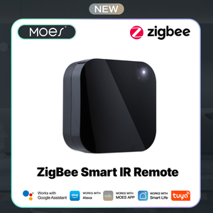 Control Remoto Inteligente IR MOES Tuya ZigBee con Control por Aplicación, Control Remoto Infrarrojo Universal para Hogar Inteligente, Compatible con Alexa y <span class=keywords><strong>Google</strong></span> Home - Product Image 1