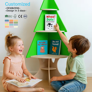 EDULAND ODM Set di Librerie a Forma di Albero in Legno Massello, per Scuola, Soggiorno, Camera dei Bambini - Ecologico, Sicuro, Facile da Montare, con Spazio di Archiviazione - Product Image 2