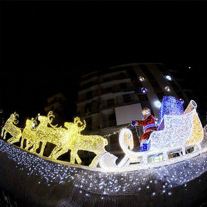 Festival Decoraciones grandes <span class=keywords><strong>Gigante</strong></span> Tamaño real <span class=keywords><strong>Ciervo</strong></span> de Navidad Al Aire Libre Reno de Navidad Decoraciones navideñas - Product Image 5