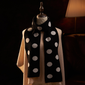 New Design Korean Winter Warm Silk <strong>Wool</strong> Scarf Soft Knitted Scarf <strong>Shawl</strong> <strong>100</strong>% Real Cashmere Scarf - Product Image 5