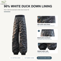 Pantalon cargo unisexe d'hiver trois-en-un avec doublure intérieure amovible coupe-vent et hydrofuge pour la randonnée et le ski – Vente en gros
