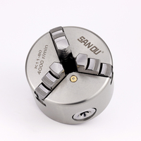 Mandrin auto-centrant à 3 mors SANOU K11-80 Pro de 80 mm, haute concentricité 0,03 mm, pour micro-precision