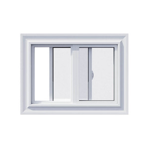 AF-080 Alüminyum Alaşımlı Modern Yatay 2 Raylı Sürgülü Fileli Pencere Stor Perde ile - Product Image 2