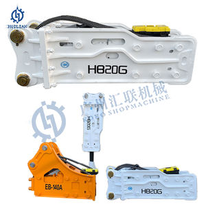 HB20G Top Rock <span class=keywords><strong>Hammer</strong></span> PC200-7 ZX200 DX180 DX220 <span class=keywords><strong>SH200</strong></span> SH210 Disjuntor Hidráulico para 18-21 Toneladas de Peças de Escavadeira - Product Image 3