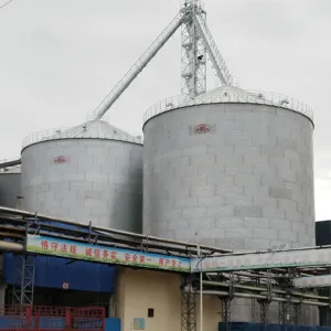 Flat bottom aço silos/grão armazenamento bin /assembly silo