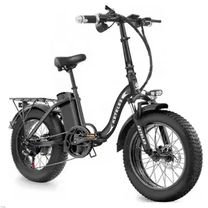 売れ筋レディースバイクファストファットタイヤ20 "x4.0長距離35ah折りたたみステップスルーEbike Pliant 1000w Euストックカーゴバスケット付き