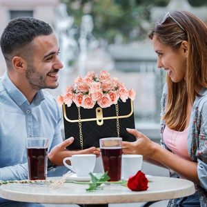 Hoa Quà Tặng Túi Bó Hoa Cưới Hộp Hoa Với Xử Lý Hộp Cho Sắp Xếp Gói Quà Tặng Túi Hoa Túi Xách Cho Sinh Nhật - Product Image 6