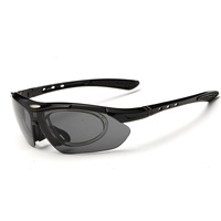 Lunettes de soleil sport semi-cerclées avec insert de prescription, protection enveloppante, pour cyclisme et course en extérieur, vente en gros, logo personnalisé