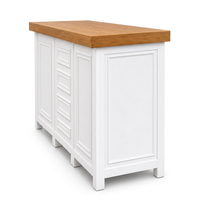 Comptoir de buffet de mariage classique personnalisable, forme rectangulaire, moderne, multifonctionnel, durable, facile à nettoyer, pour événements et locations