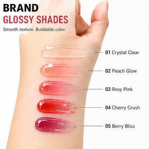 Pigment de gloss à lèvres vegan anti-adhésif avec paroi conique épaisse pour maquillage quotidien, étiquette privée personnalisée, logo personnalisé - Product Image 3