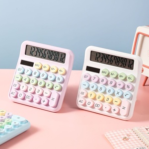 Coloré calculer 12 chiffres grandes clés <span class=keywords><strong>calculatrice</strong></span> mécanique de bureau mignon comptable <span class=keywords><strong>calculatrice</strong></span> <span class=keywords><strong>financière</strong></span> jumbo de bureau - Product Image 4