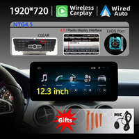 Autoradio Android Qualcomm 680 avec GPS, lecteur vidéo, CarPlay, Android Auto, compatible 5G pour Mercedes-Benz CLA C117 W176 GLA X156