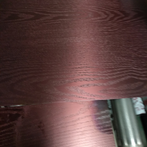 Feuille en acier inoxydable <span class=keywords><strong>304</strong></span> <span class=keywords><strong>couleur</strong></span> rouge rose, grain de bois en nid d'abeille, gaufrée - Product Image 1