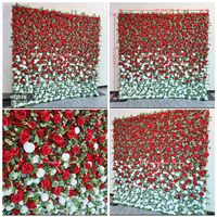 DKB Nouvelle Décoration Florale Artificielle Mur de Fleurs de Gypsophile de Luxe pour Fond de Scène de Mariage