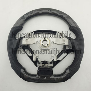 พวงมาลัยหนังรังผึ้งคาร์บอนแบบเจาะรูรุ่นล่าสุดสำหรับรถยนต์อินฟินิตี้ G27 G37 - Product Image 3