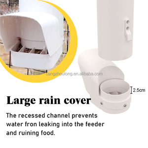 ZZ không có chất thải hình trụ mưa che tự làm gà Ống trung chuyển cổng Gia cầm chim cút chim bồ câu gà trung chuyển - Product Image 4