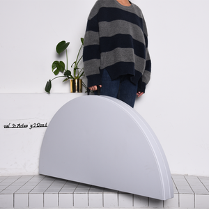 183Cm Nhựa Lớn Vòng Có Thể Gập Lại Bảng Cho Bữa Tiệc Và Đám Cưới Bền Vòng Ăn Gấp Bảng Cho 12 Chỗ Ngồi - Product Image 4